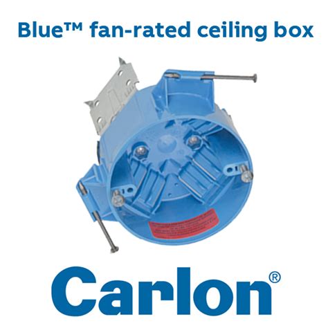 carlon blue fan rated box